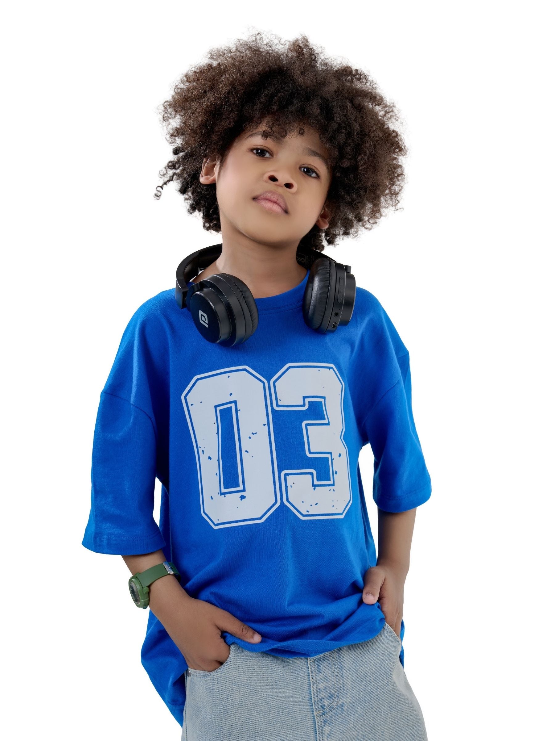 Tiny Legend 03 Oversized T-Shirt for Kids | CuddleMinis