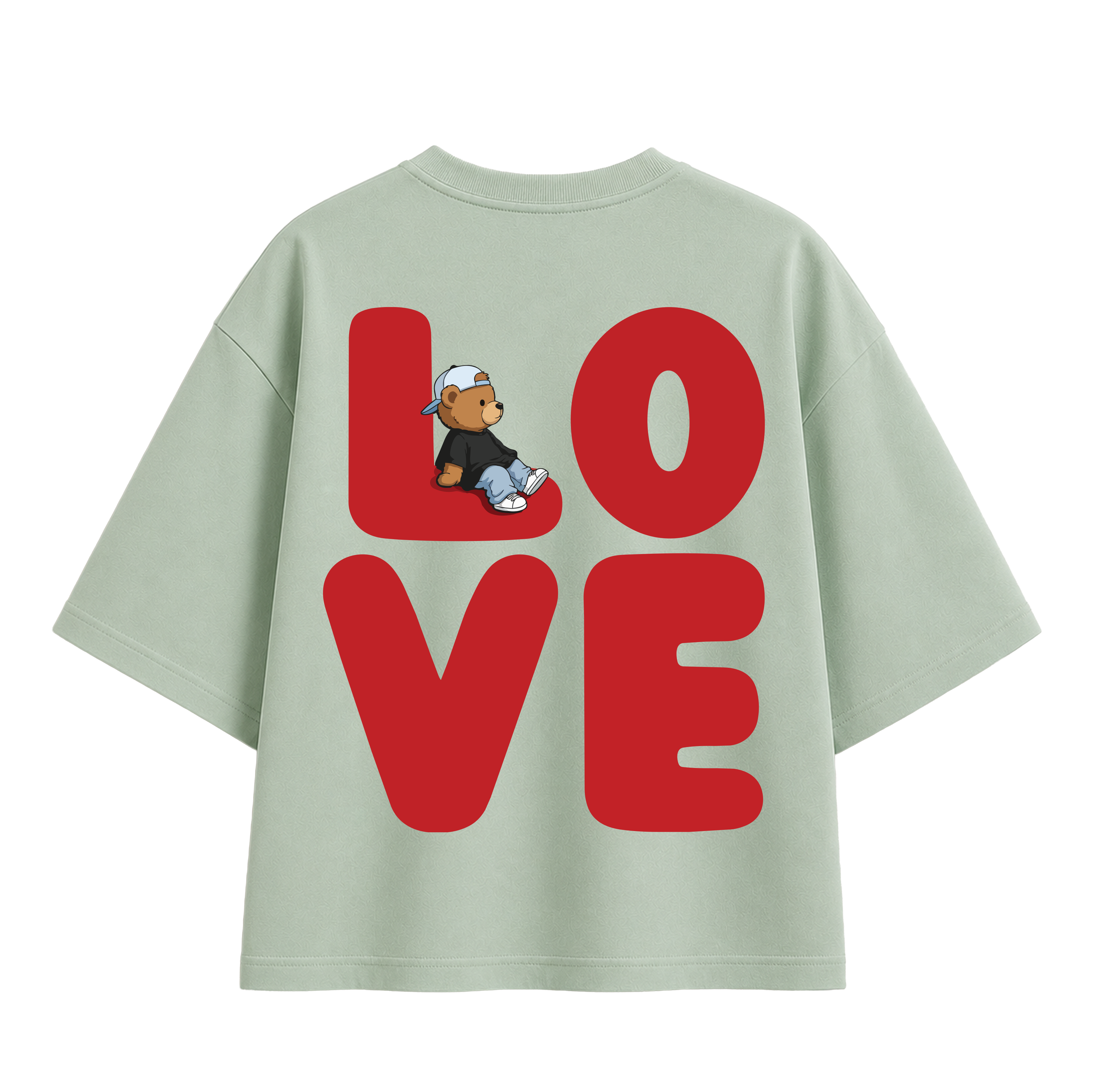Mr. Cuddle in Love Oversized T-shirt