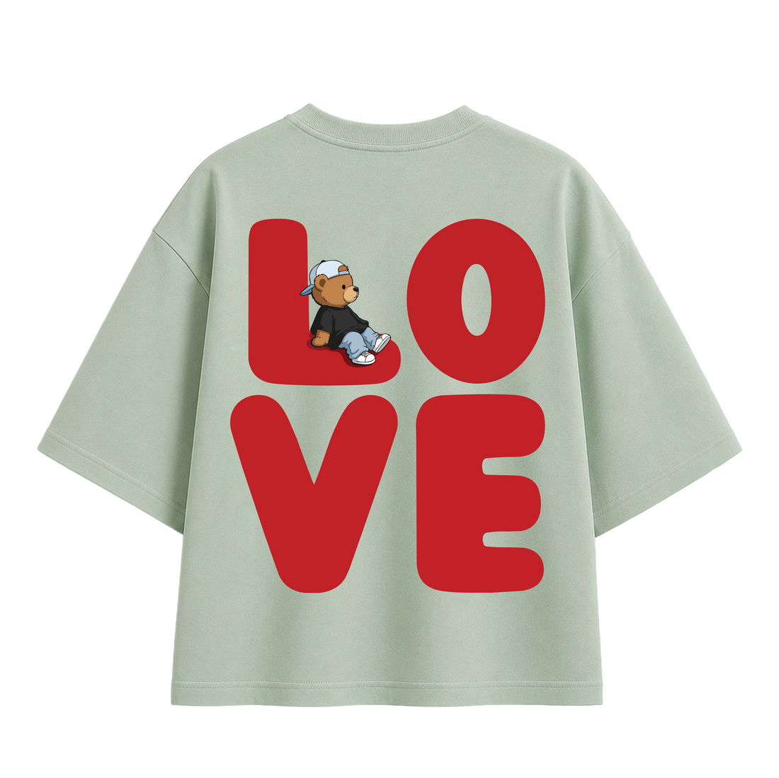 Mr. Cuddle in Love Oversized T-shirt