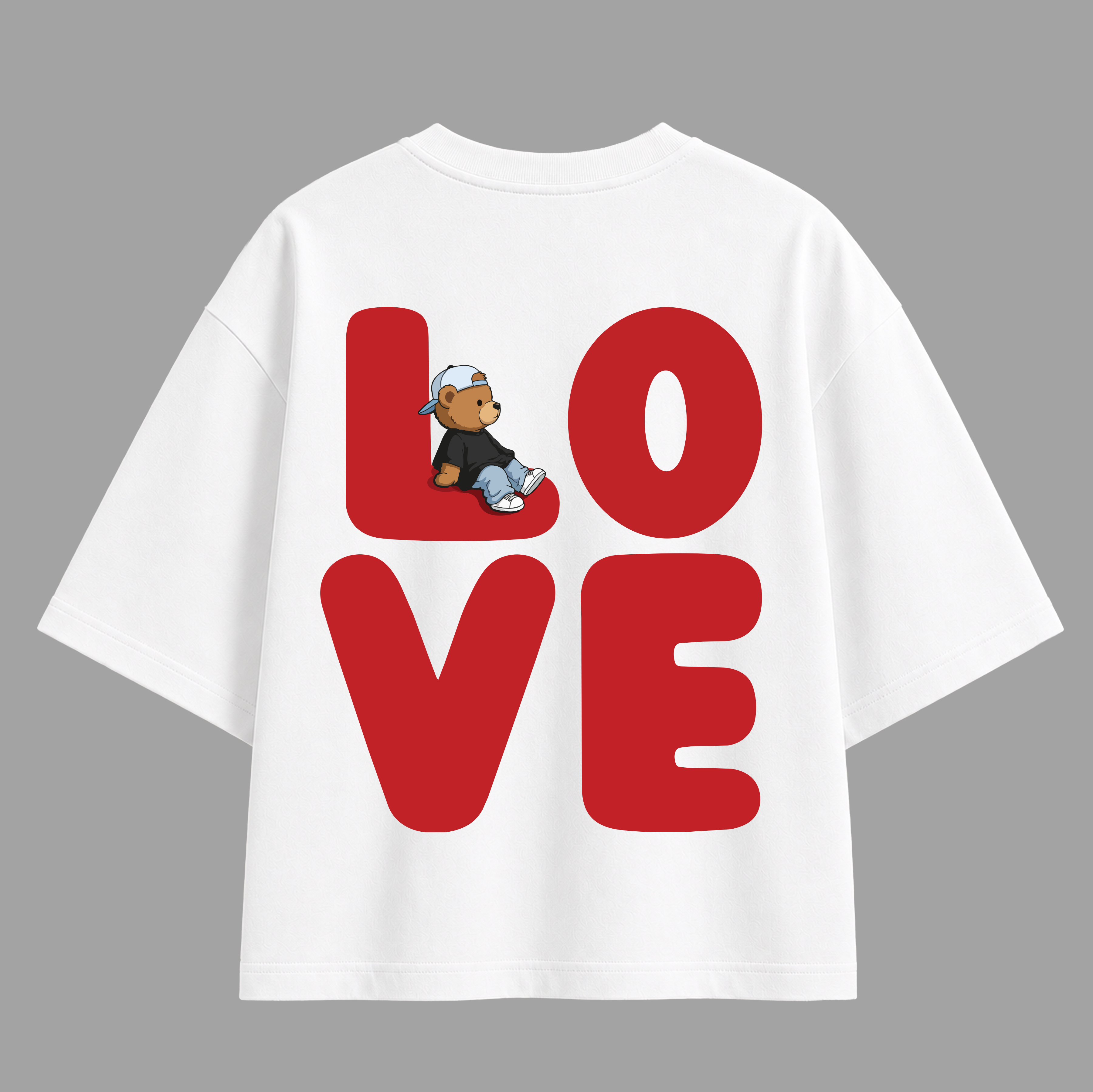 Mr. Cuddle in Love Oversized T-shirt