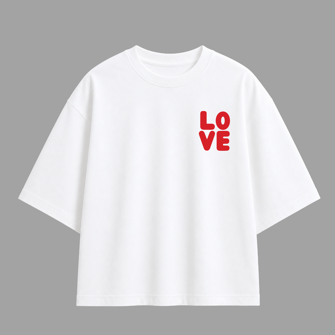 Mr. Cuddle in Love Oversized T-shirt