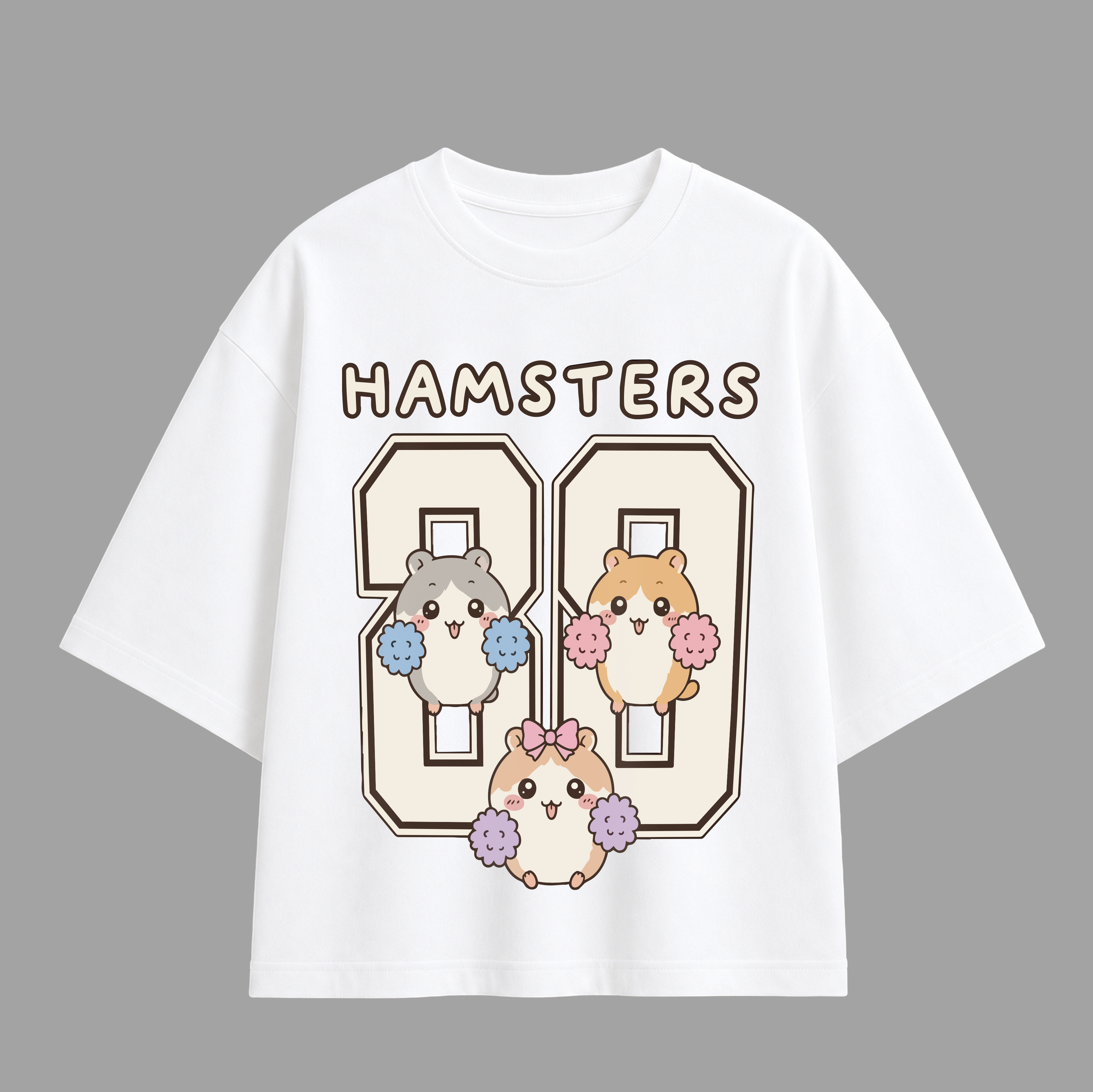 Hamster Sqaud Oversized T-shirt