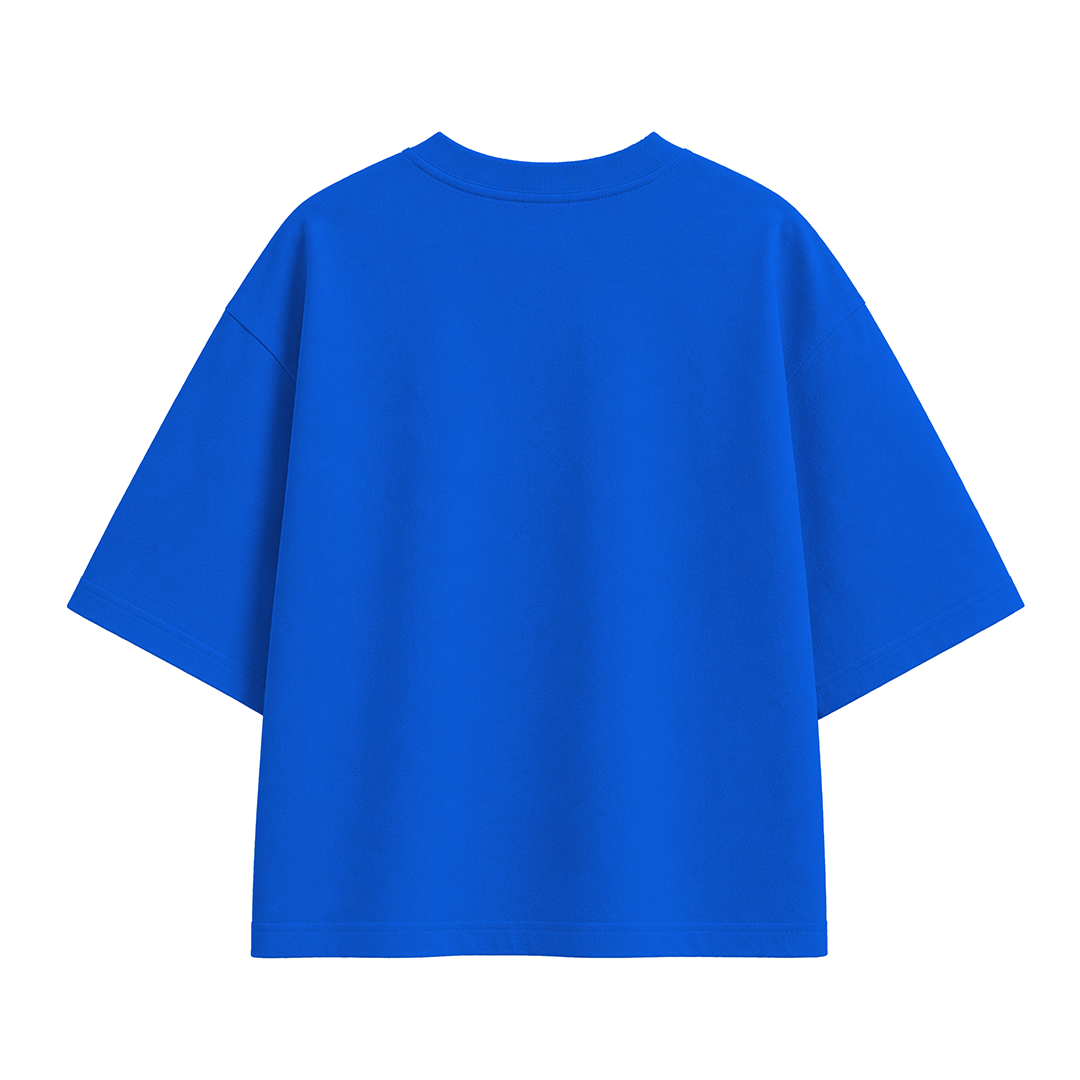 Unisex Oversized Solid T-shirt “ Cobalt Blue