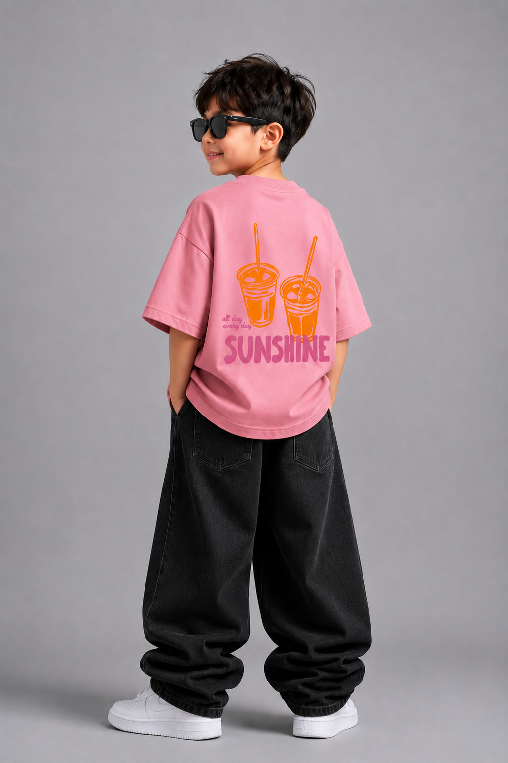 Retro Sunshine Oversized T-Shirt