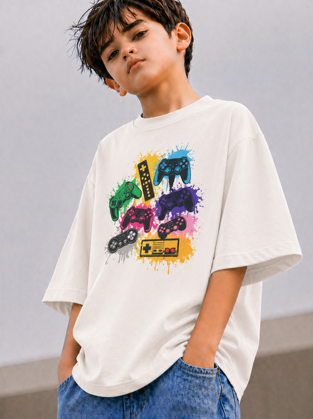 Unisex Oversized T-shirt "Game On Champ"