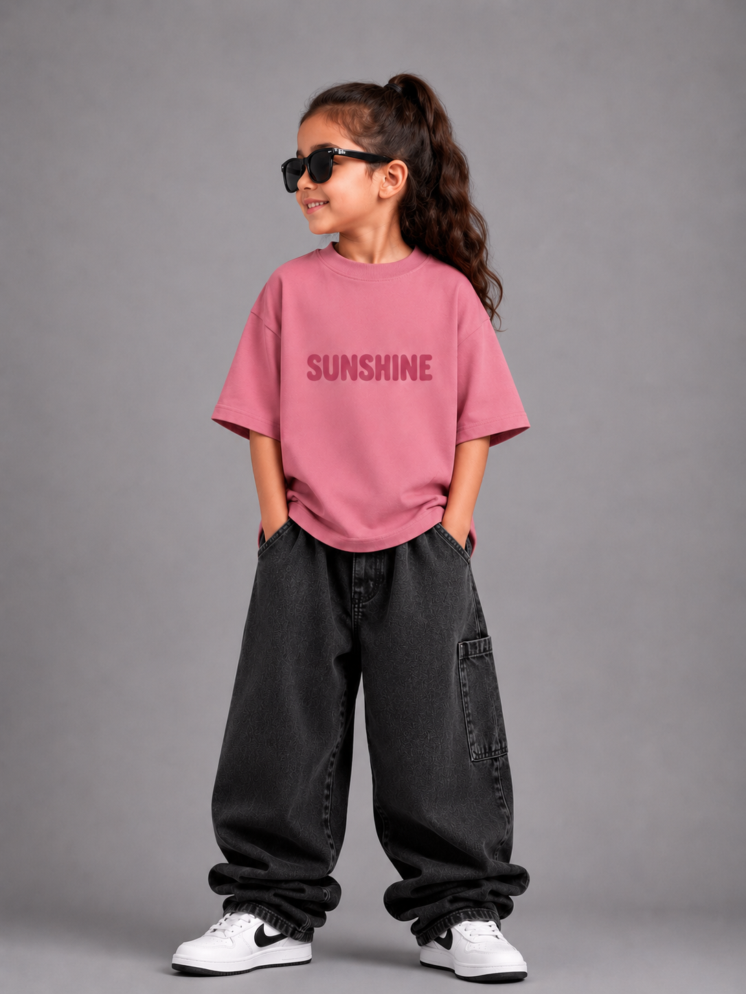 Retro Sunshine Oversized T-Shirt