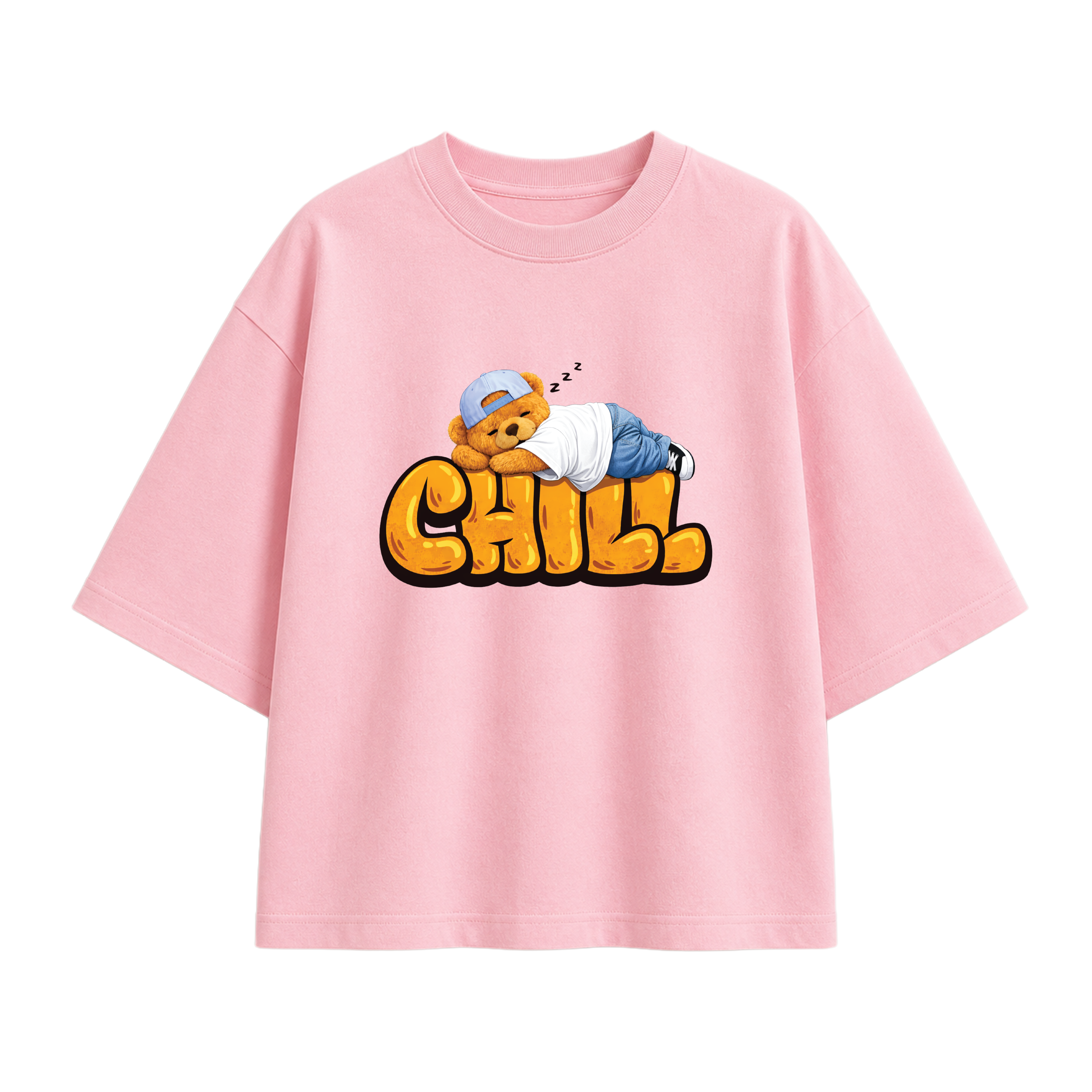 Unisex Oversized T-shirt "Bearly Awake"