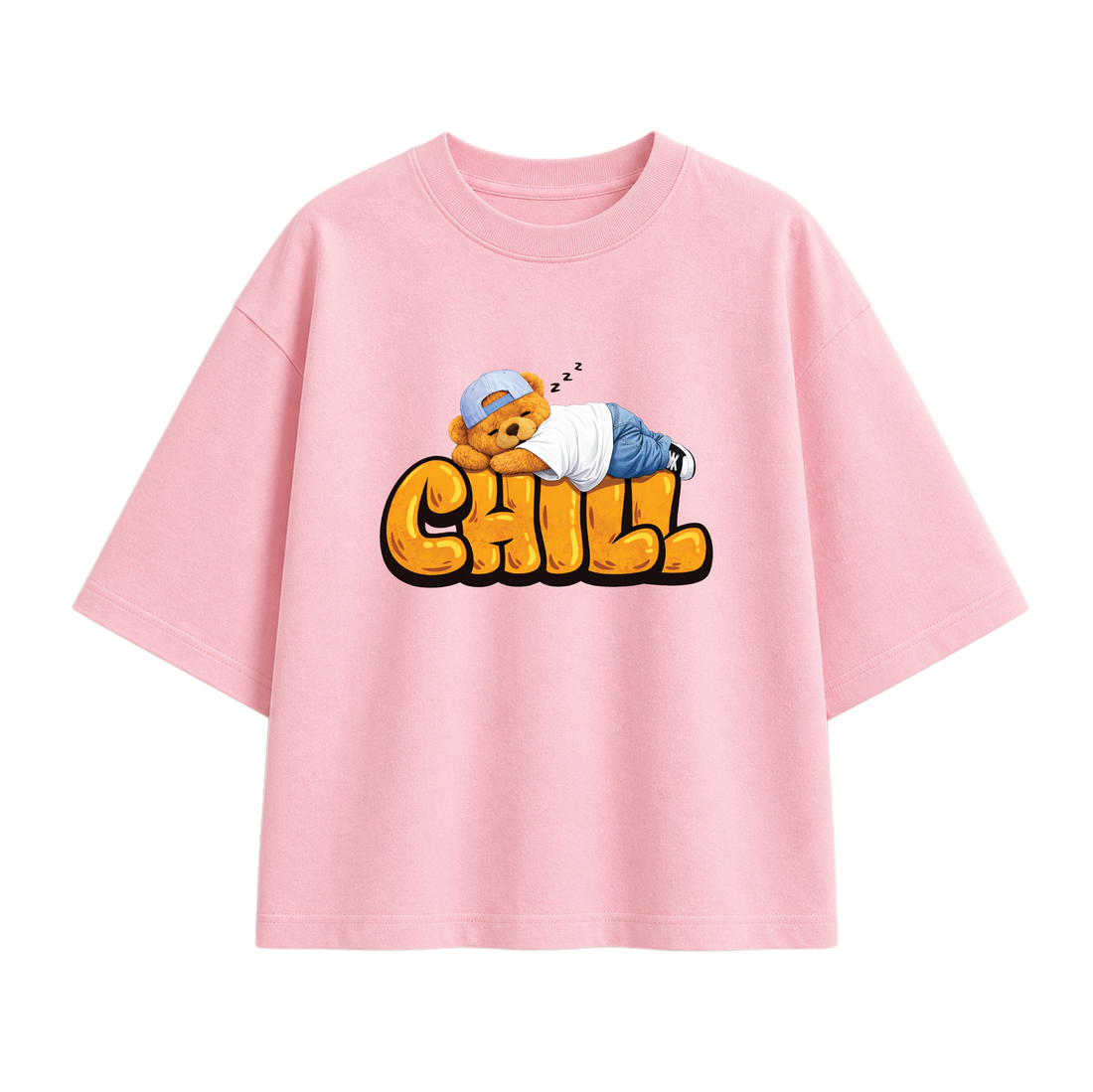 Unisex Oversized T-shirt "Bearly Awake"