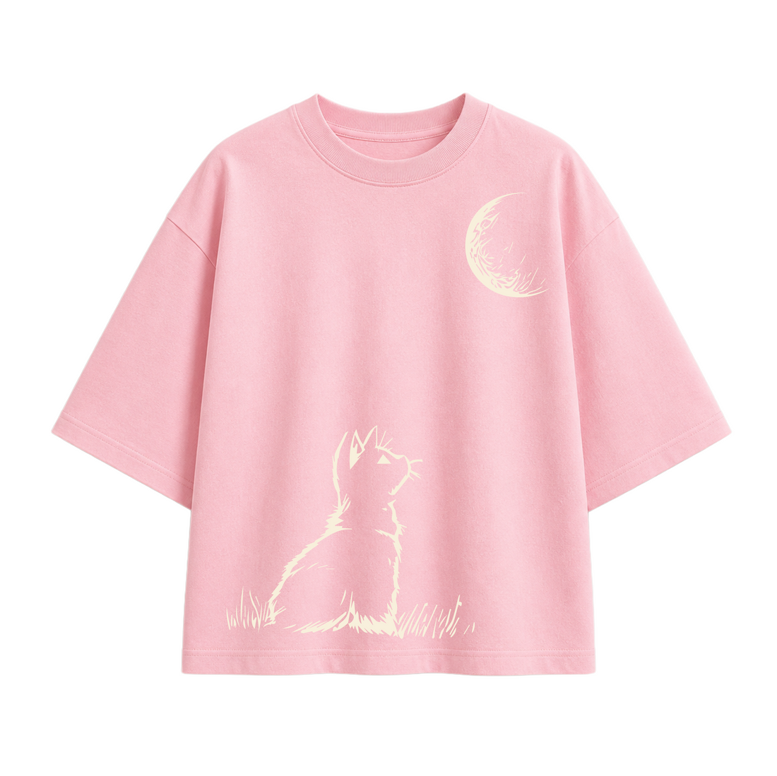 Unisex Oversized T-shirt "Moon Light Buddy"