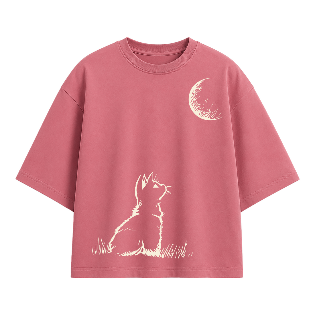 Unisex Oversized T-shirt "Moon Light Buddy"