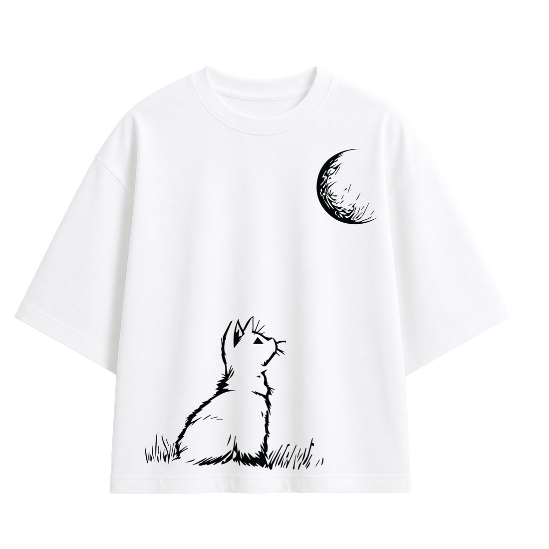 Unisex Oversized T-shirt "Moon Light Buddy"