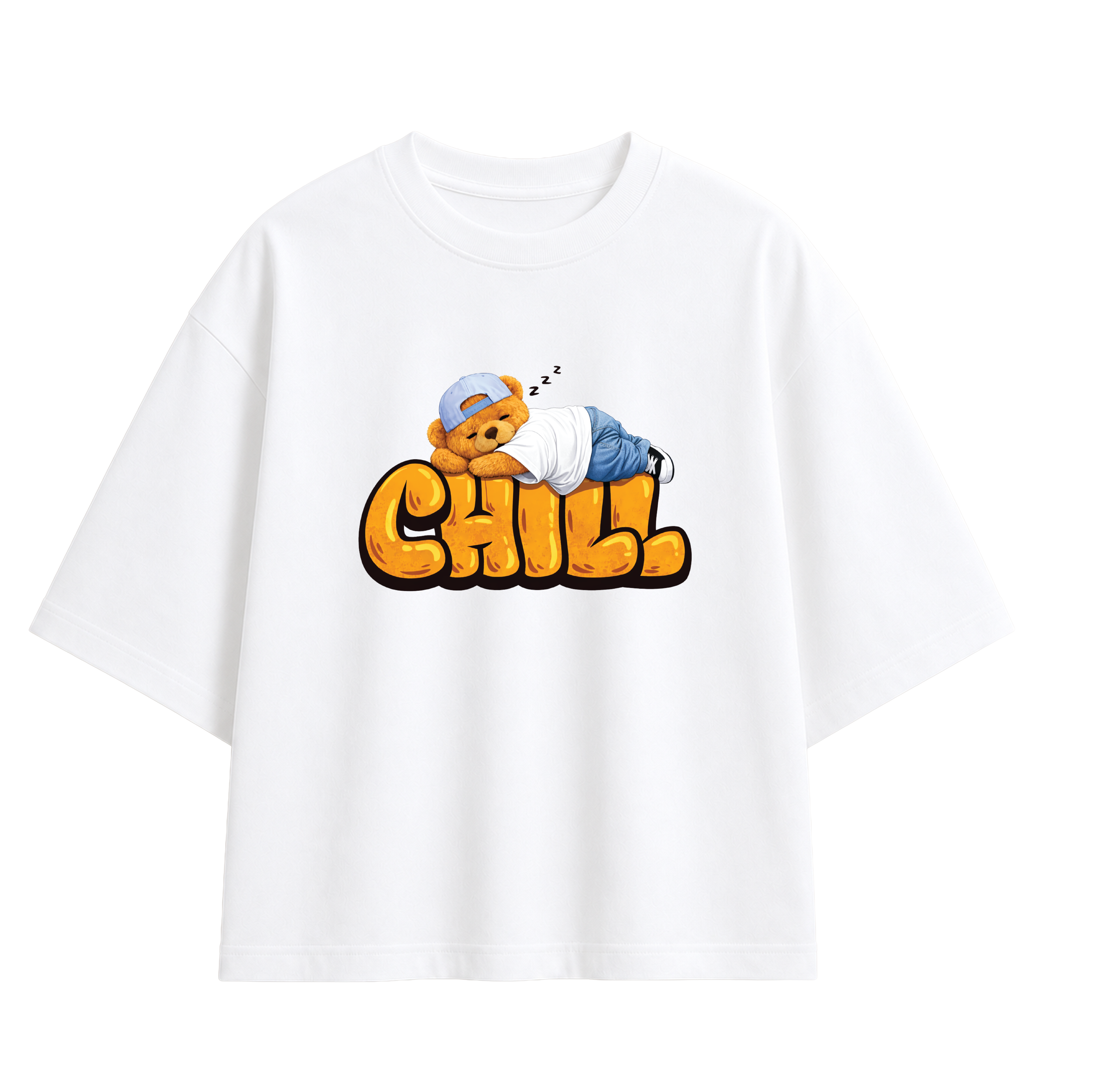 Unisex Oversized T-shirt "Bearly Awake"
