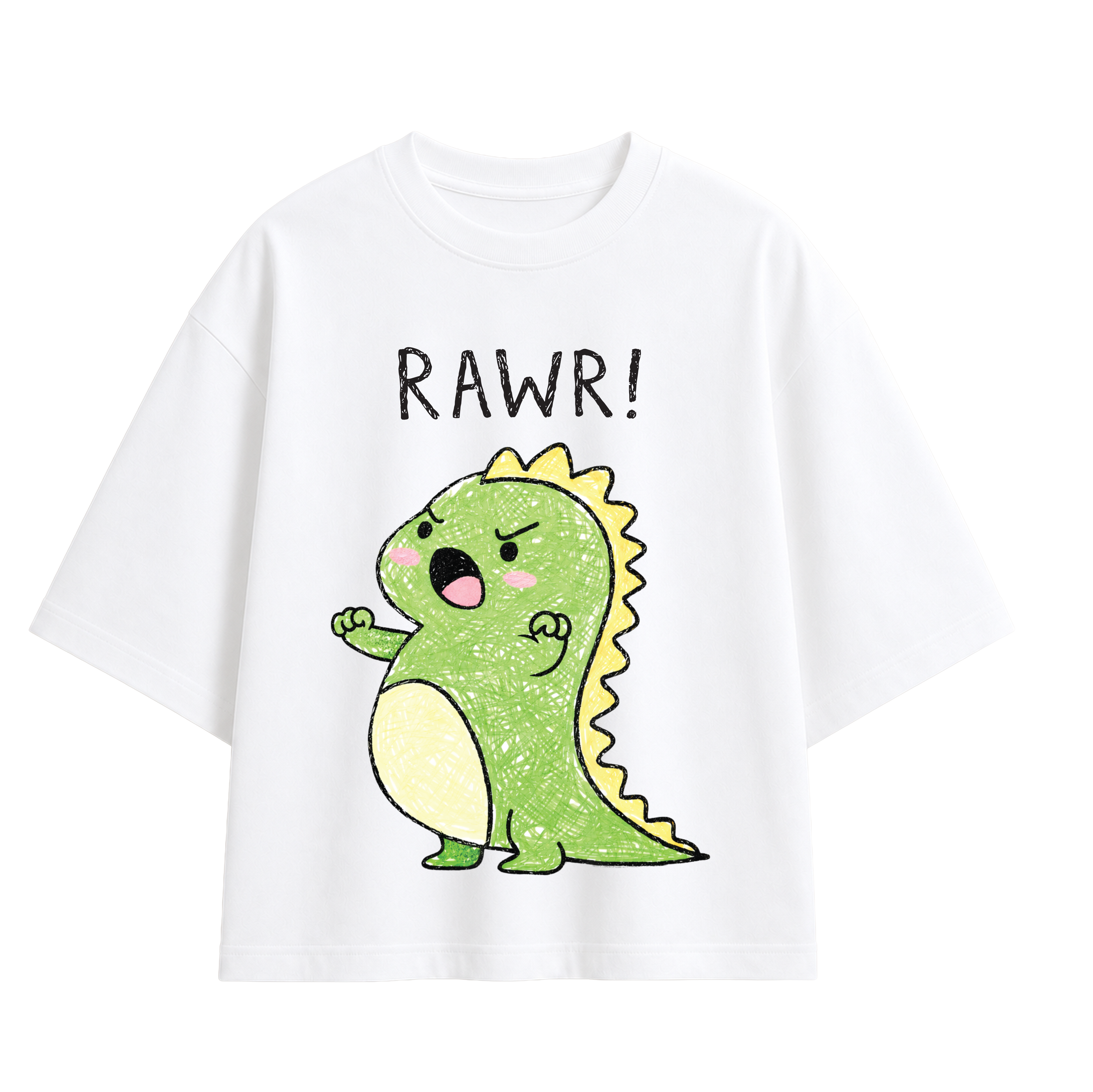 Unisex Oversized T-shirt "Little Rawr"