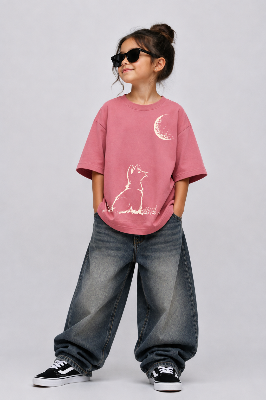 Moon Light Buddy Oversized T-Shirt