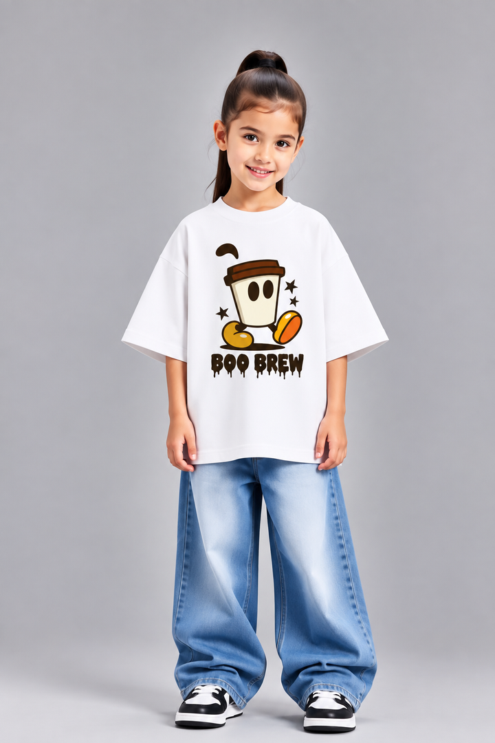 Spooky Sips Oversized T-shirt