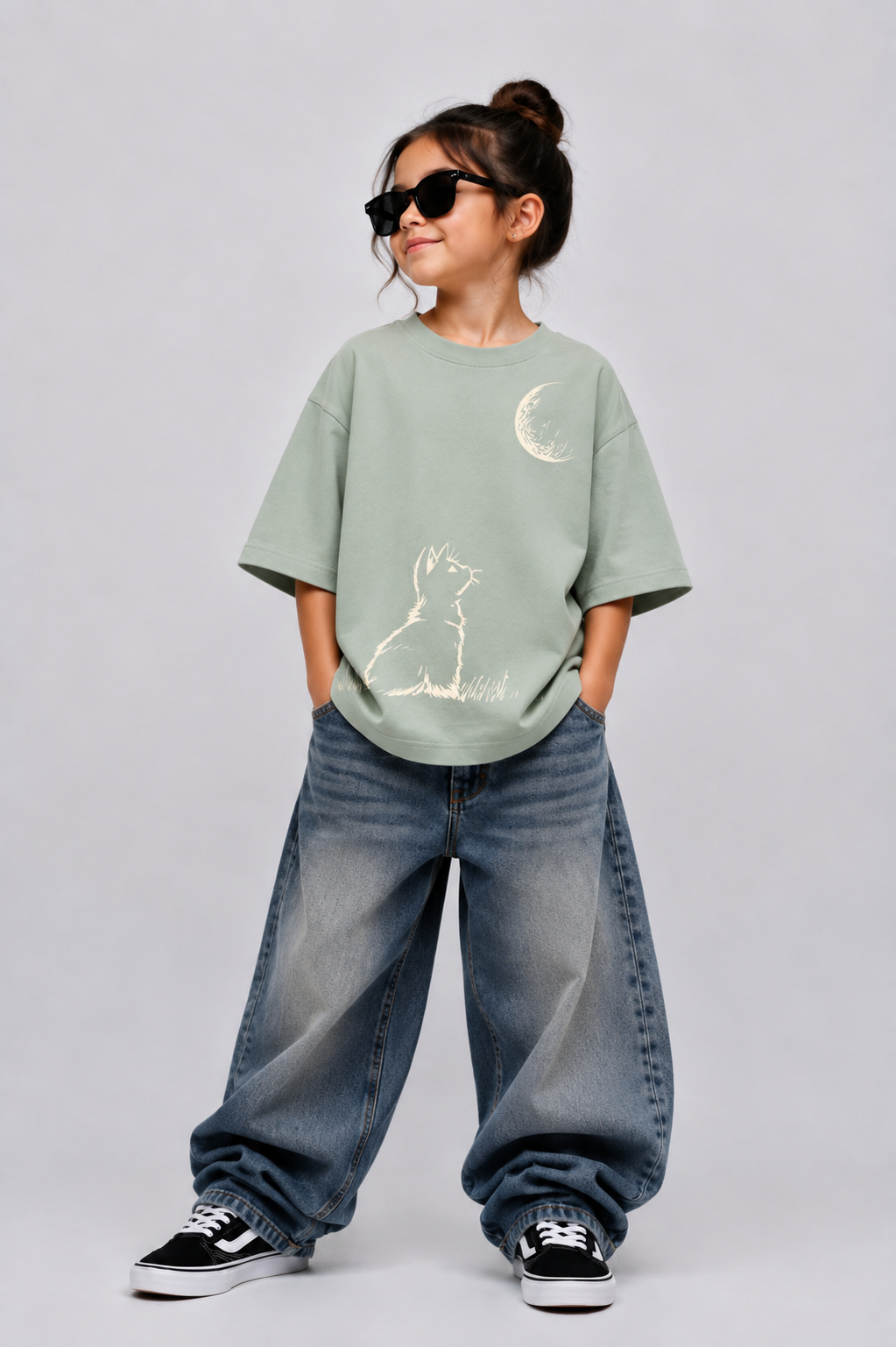 Moon Light Buddy Oversized T-Shirt