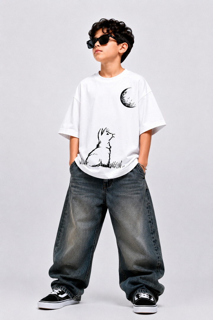 Moon Light Buddy Oversized T-Shirt