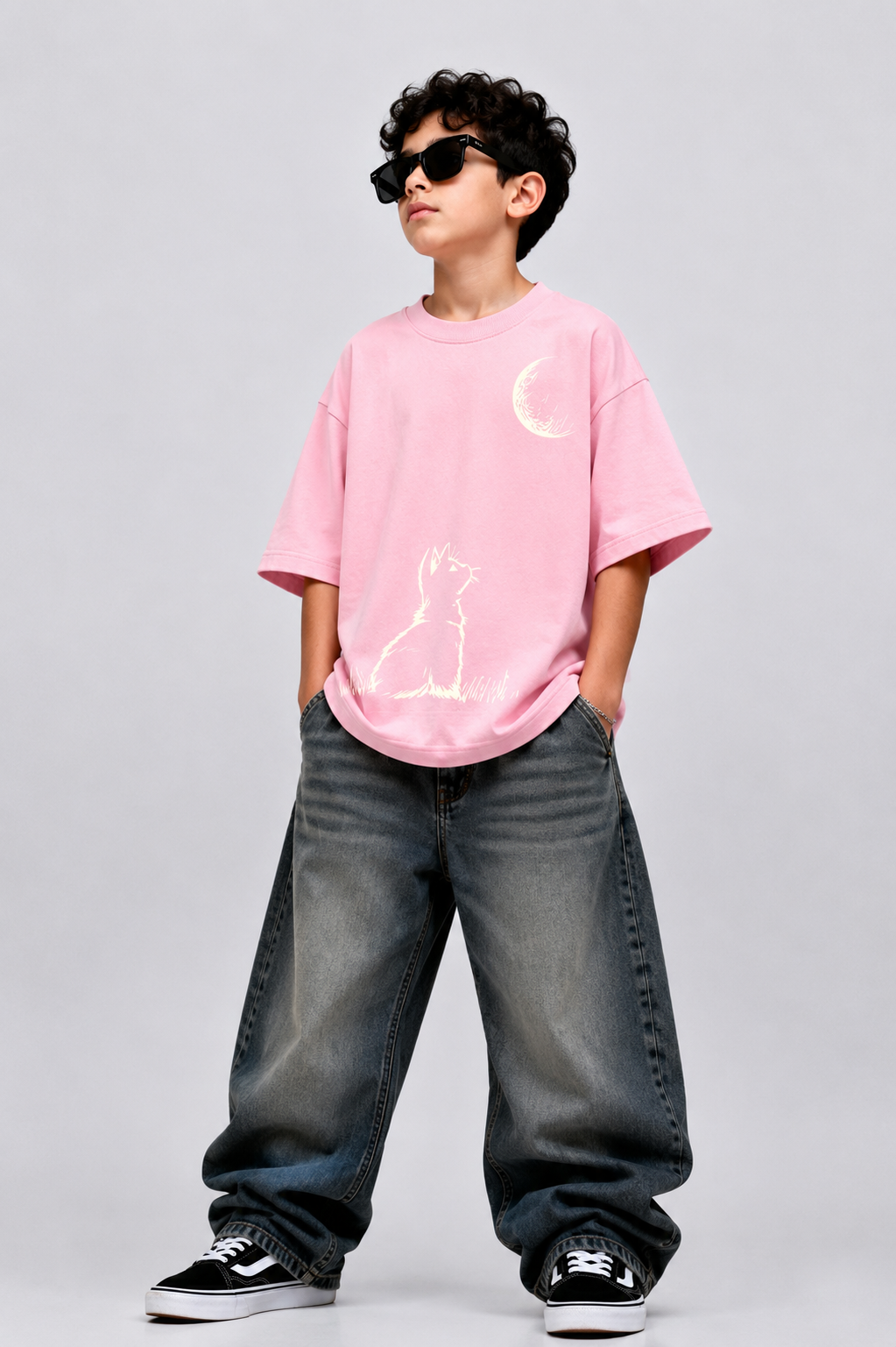 Moon Light Buddy Oversized T-Shirt