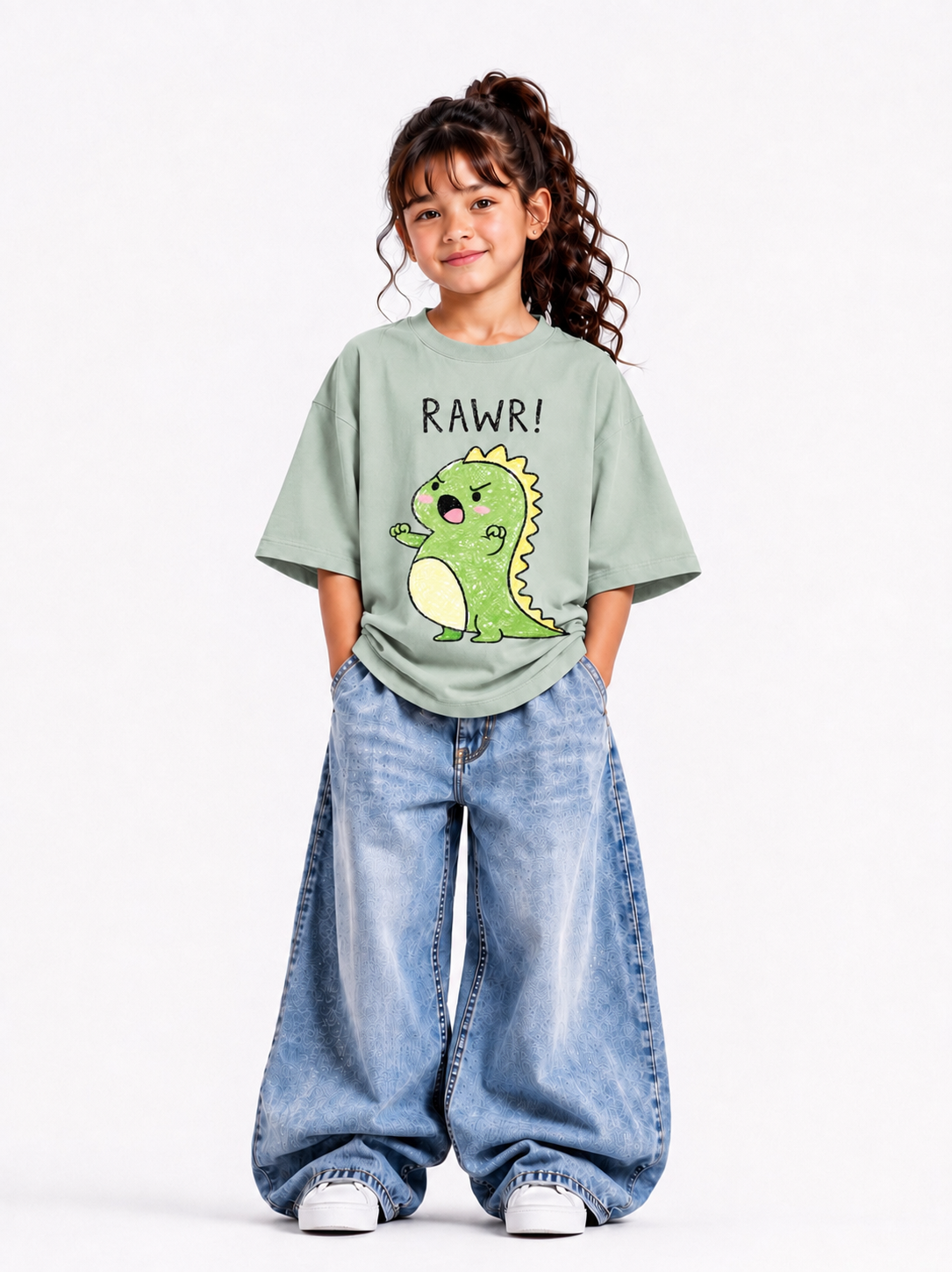 Little Rawr Oversized T-Shirt