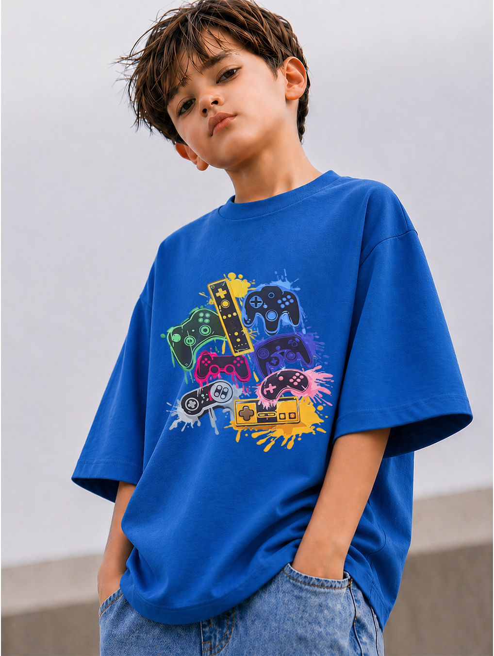 Unisex Oversized T-shirt "Game On Champ"