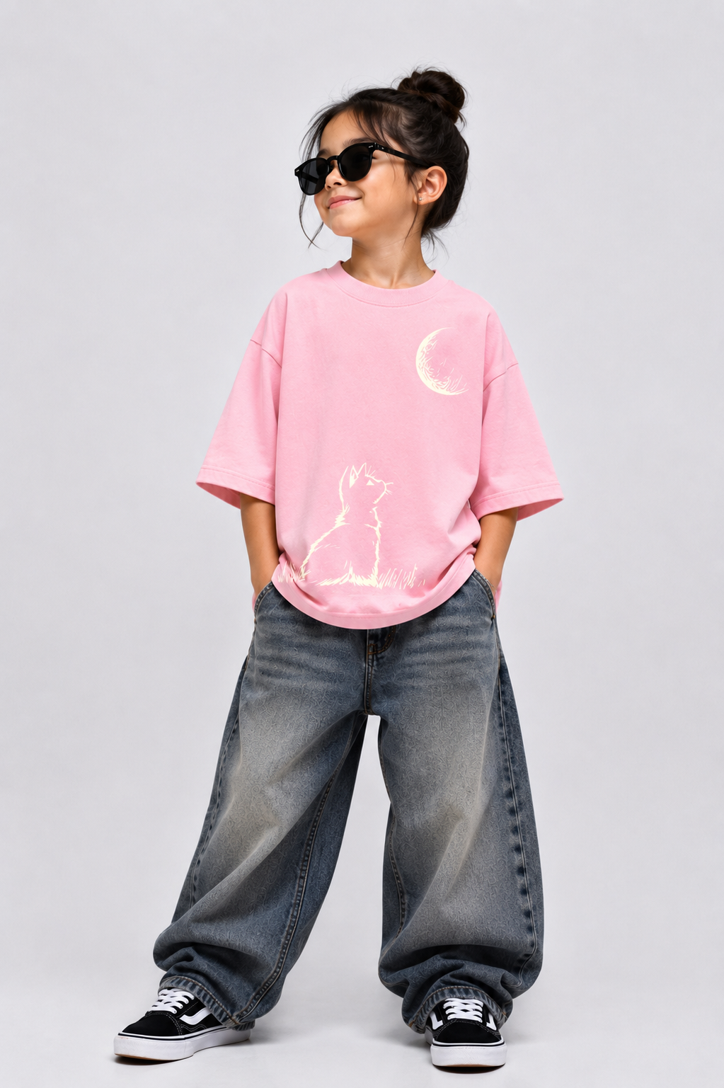 Moon Light Buddy Oversized T-Shirt