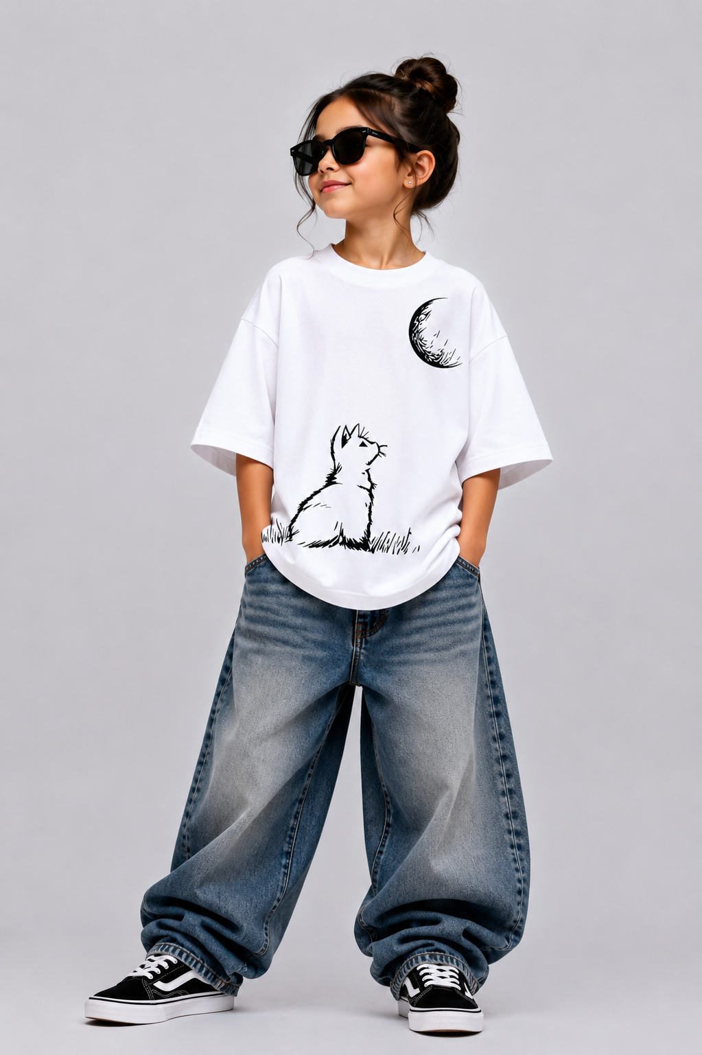 Moon Light Buddy Oversized T-Shirt